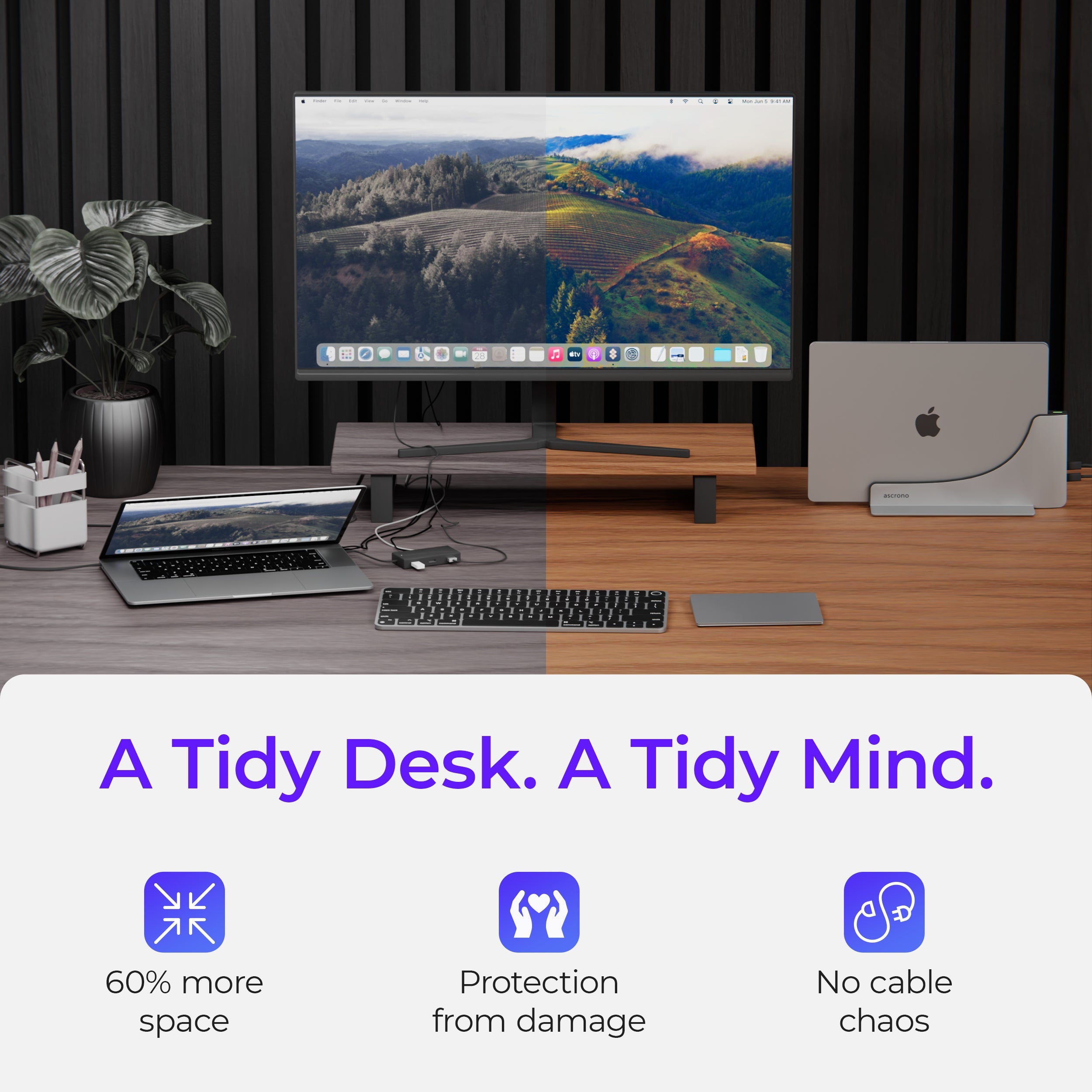 Ascrono® MacBook Docking Station