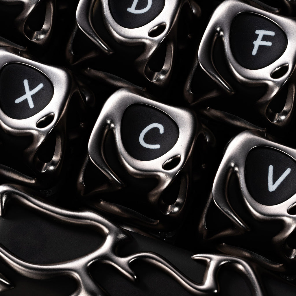 XVX Venom Themed Liquid Metallic ABS+PC Keycap Set