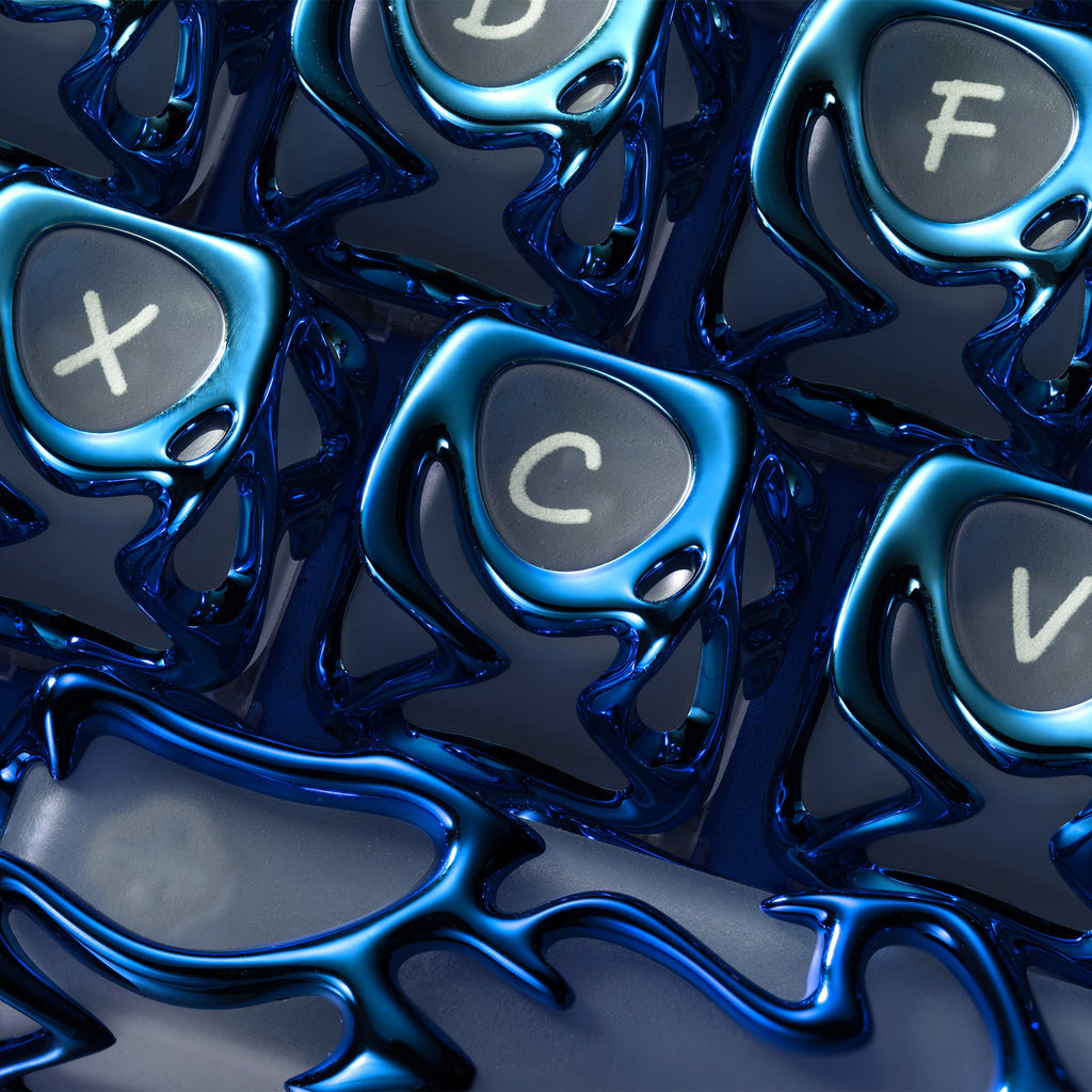 XVX Venom Themed Liquid Metallic ABS+PC Keycap Set
