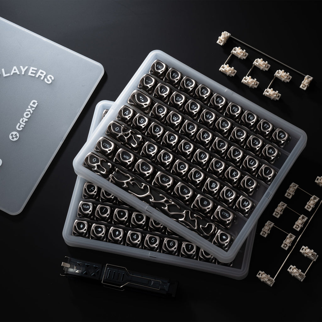 XVX Venom Themed Liquid Metallic ABS+PC Keycap Set