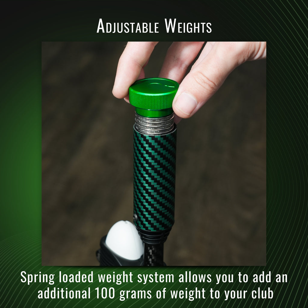 DriVR Elite - Adjustable VR Weighted Golf Club Handle Accessory - Compatible with Quest 2, 3/3s, and Pro